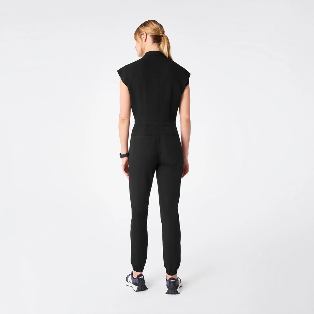 Figs Black Utility Jumpsuit (Regular) - Picture 2 of 9